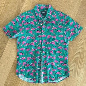 Men’s Bonobos Slim-Fit Short-Sleeve button-down shirt (size M)